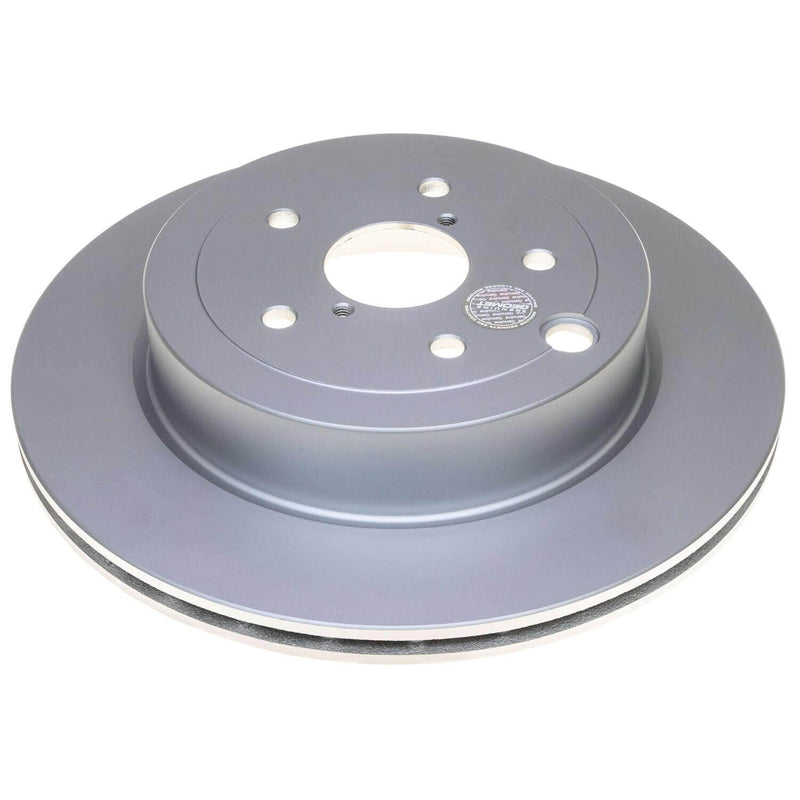 Power Stop JBR1366EVC Evolution Geomet Coated Vented 1-Piece Plain Rear Brake Rotor for 2008-2009 Subaru Impreza WRX STI product image