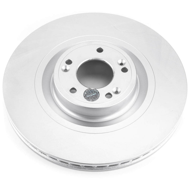 Power Stop JBR1537EVC Evolution Geomet Coated 1-Piece Plain Front Brake Rotors for 2012-2016 Hyundai Equus Signature, Ultimate product image
