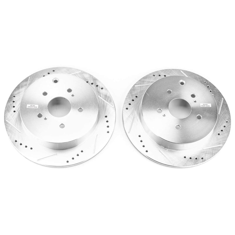 Power Stop JBR1543XPR Evolution Performance 1-Piece Drilled And Slotted Rear Brake Rotors for 2009 Suzuki Grand Vitara Base, Luxury, Premium, Xsport product image