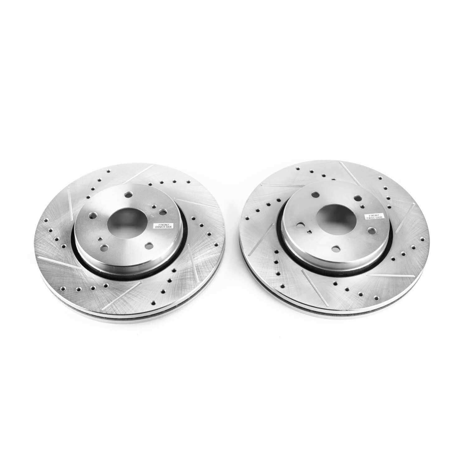 Power Stop JBR1545XPR Evolution Performance Vented 1-Piece Drilled And Slotted Front Brake Rotors for 2010 Suzuki Kizashi GTS, S, SE, Sls product image