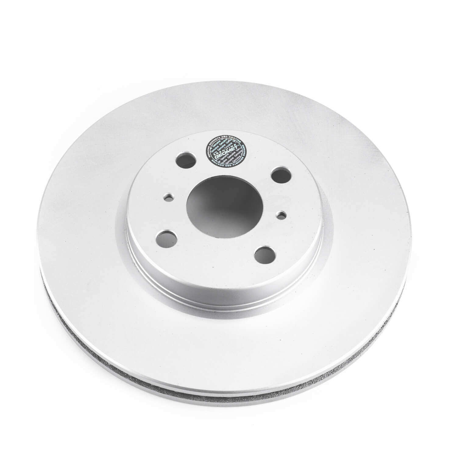 Power Stop JBR1546EVC Evolution Geomet Coated 1-Piece Plain Front Brake Rotors for 2012-2018 Toyota Yaris SE Rear Disc product image