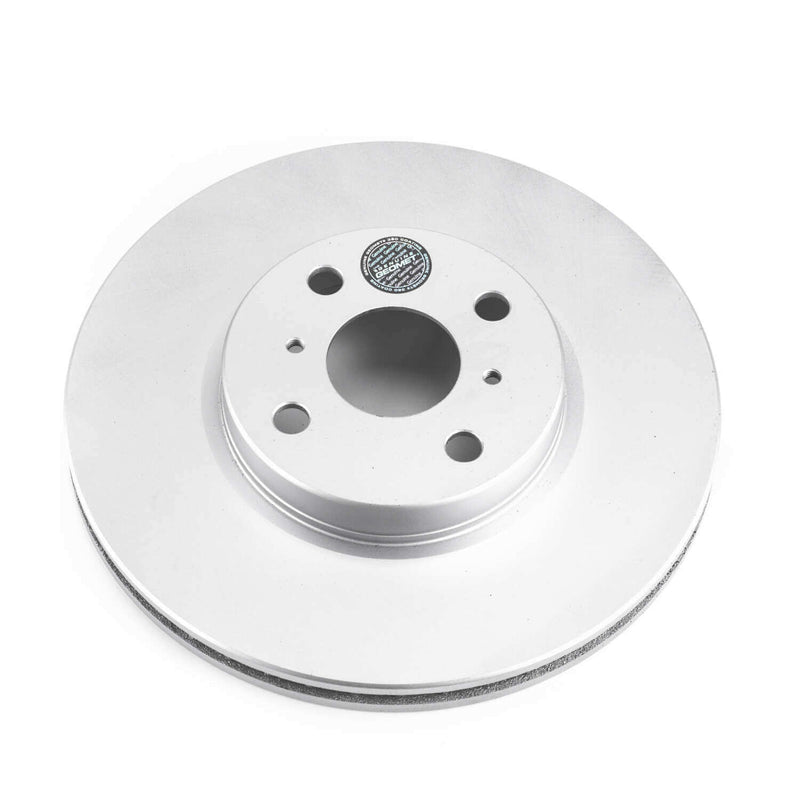 Power Stop JBR1546EVC Evolution Geomet Coated 1-Piece Plain Front Brake Rotors for 2012-2018 Toyota Yaris SE Rear Disc product image