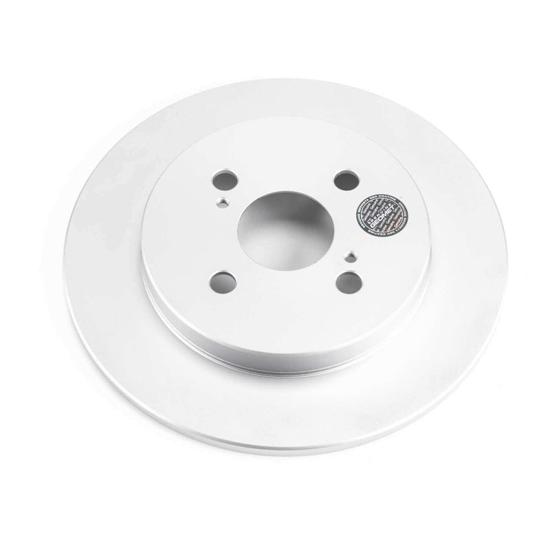 Power Stop JBR1547EVC Evolution Geomet Coated 1-Piece Plain Rear Brake Rotors for 2012-2018 Toyota Yaris SE Rear Disc product image