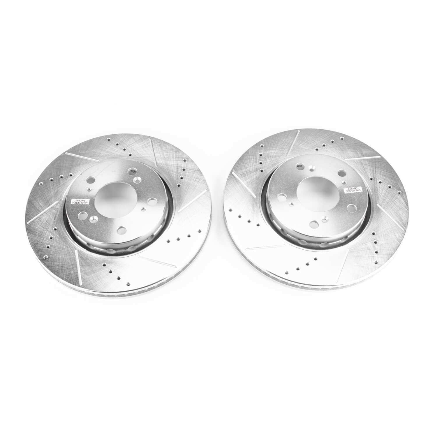 Power Stop JBR1588XPR Evolution Performance Vented 1-Piece Drilled And Slotted Front Brake Rotors for 2014-2020 Acura Rlx Base product image