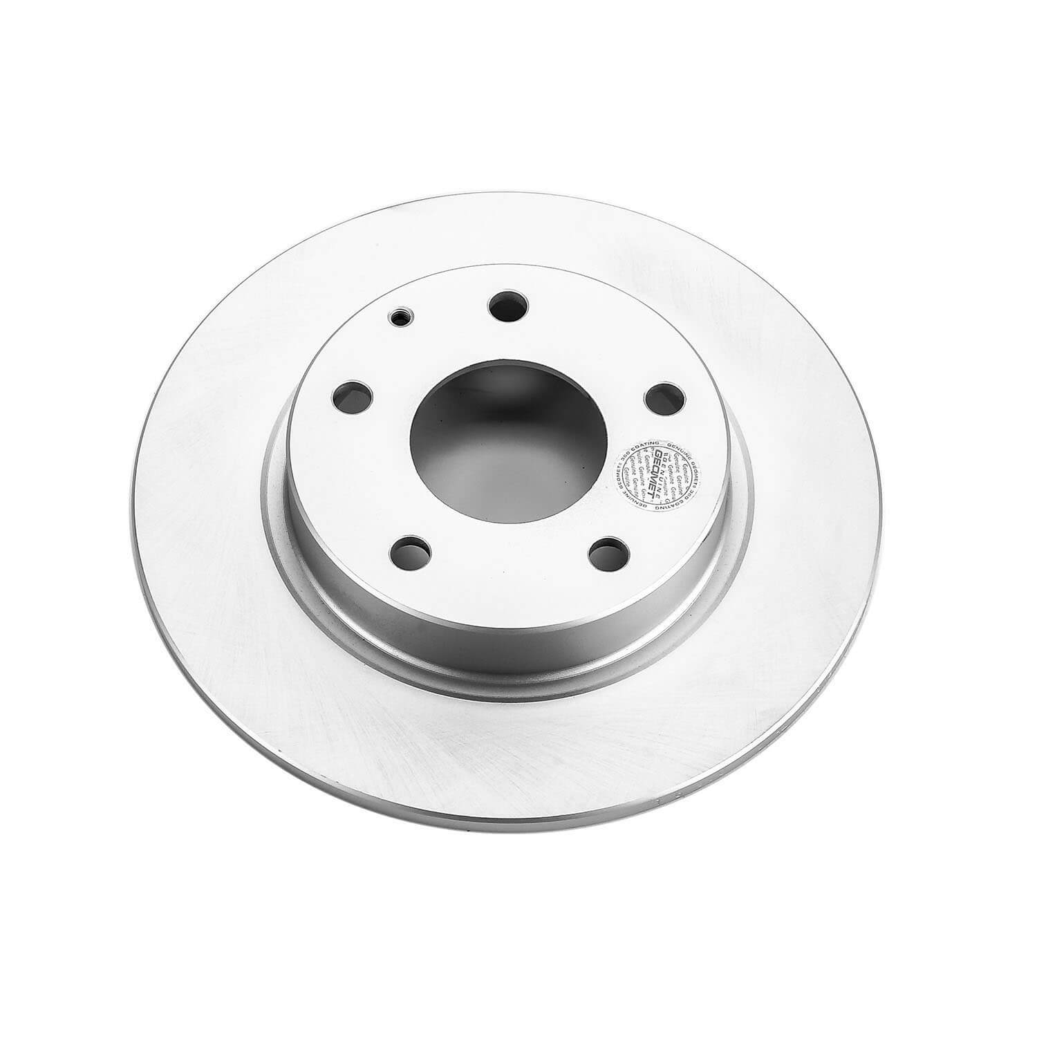 Power Stop JBR1594EVC Evolution Geomet Coated 1-Piece Plain Rear Brake Rotors for 2014-2015 Mazda 3 I Sport, I Touring, I Grand Touring, I SV, S Grand Touring, S Touring product image