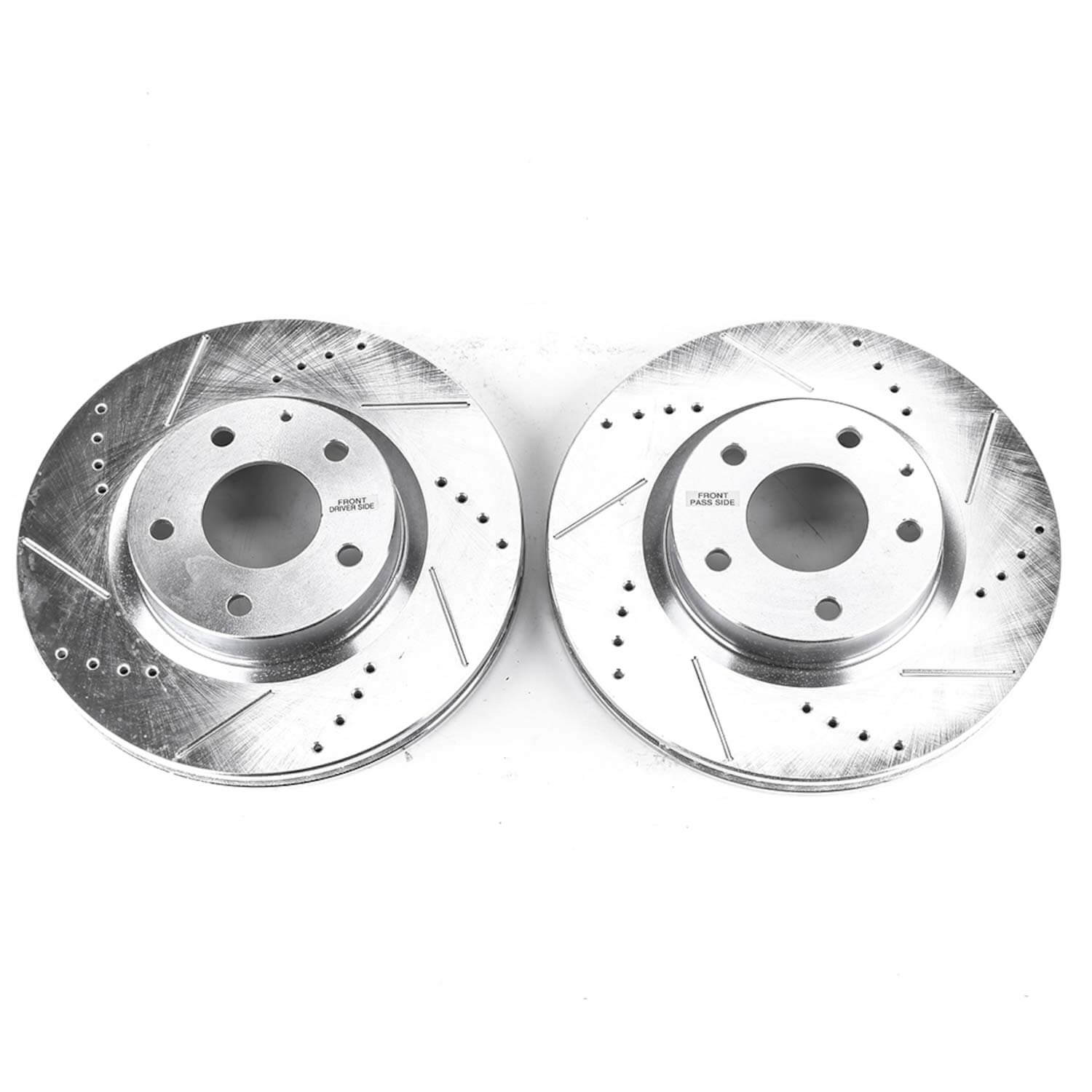 Power Stop JBR1598XPR Evolution Performance 1-Piece Drilled And Slotted Front Brake Rotors for 2014-2016 Mazda 3 S Grand Touring, S Touring product image