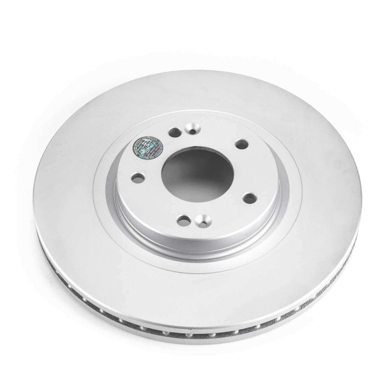 Power Stop JBR1723EVC Evolution Geomet Coated 1-Piece Plain Front Brake Rotors for 2015 Kia Sedona EX, L, Limited, LX, Sx, Sxl product image