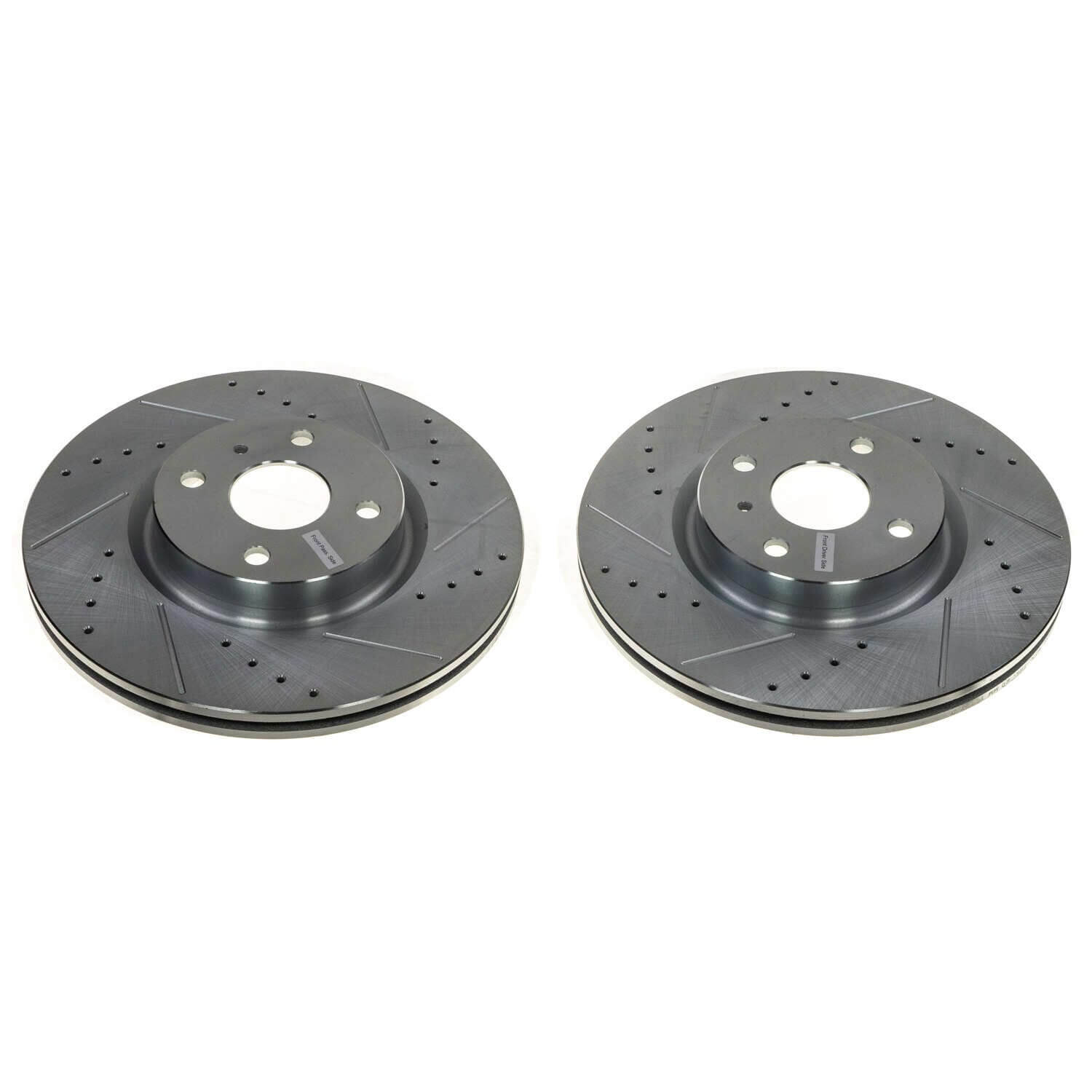 Power Stop JBR1725XPR Evolution Performance Vented 1-Piece Drilled And Slotted Front Brake Rotor for 2017-2018 Fiat 124 Spider Abarth, Classica, Lusso product image