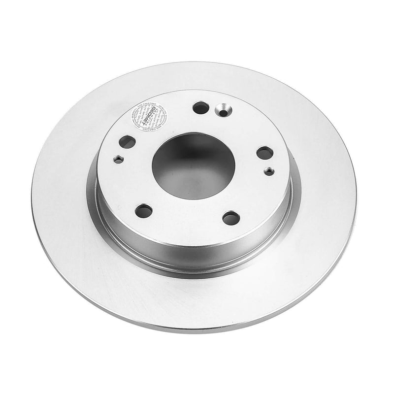 Power Stop JBR1728EVC Evolution Geomet Coated 1-Piece Plain Rear Brake Rotors for 2016 Honda Civic EX, EX-L, EX-T, LX, LX-P, Touring product image