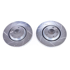 Power Stop JBR1741XPR Evolution Performance 1-Piece Drilled And Slotted Front Brake Rotors for 2019-2020 Mazda 6 Grand Touring, Grand Touring Reserve, Signature product image
