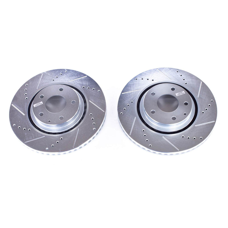 Power Stop JBR1741XPR Evolution Performance 1-Piece Drilled And Slotted Front Brake Rotors for 2019-2020 Mazda 6 Grand Touring, Grand Touring Reserve, Signature product image