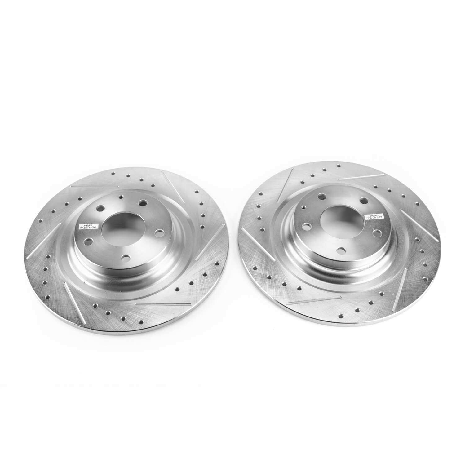 Power Stop JBR1742XPR Evolution Performance 1-Piece Drilled And Slotted Rear Brake Rotors for 2016-2020 Mazda CX-9 Grand Touring, Signature, Sport, Touring product image