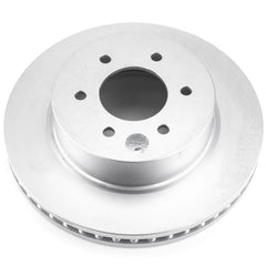 Power Stop JBR1754EVC Evolution Geomet Coated 1-Piece Plain Front Brake Rotors for 2016-2021 Nissan Titan Xd PRO-4X, Platinum Reserve, S, SL, SV product image