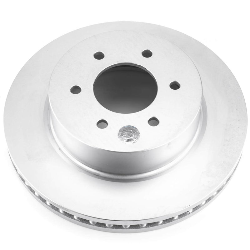 Power Stop JBR1754EVC Evolution Geomet Coated 1-Piece Plain Front Brake Rotors for 2016-2021 Nissan Titan Xd PRO-4X, Platinum Reserve, S, SL, SV product image