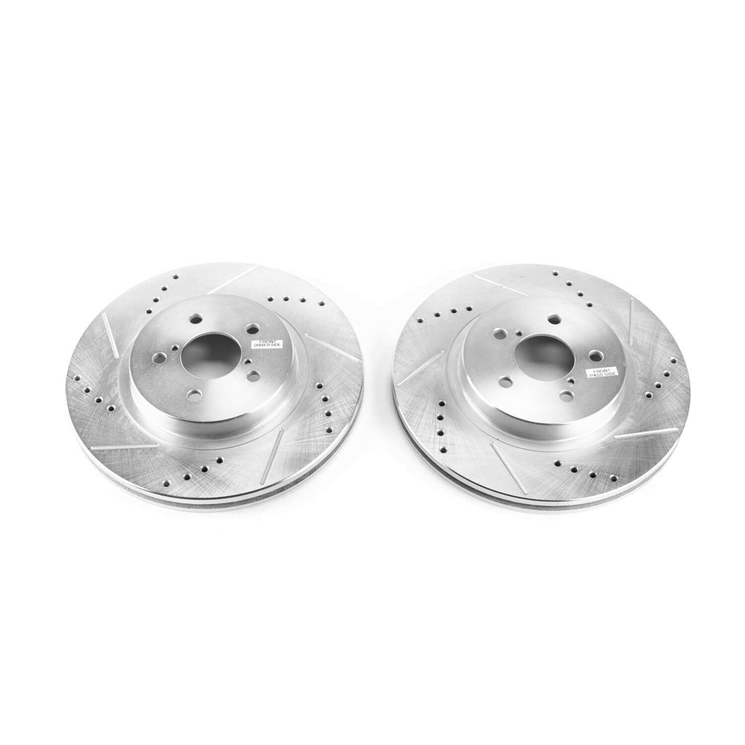 Power Stop JBR1759XPR Evolution Performance Vented 1-Piece Drilled And Slotted Front Brake Rotors for 2018 Subaru Crosstrek Base, Limited, Premium product image
