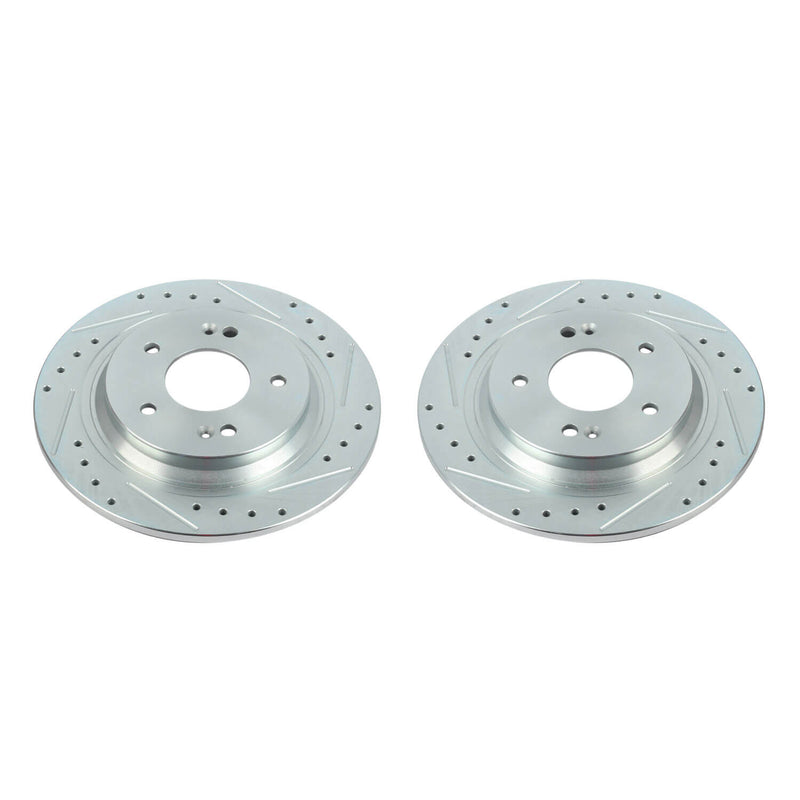 Power Stop JBR1773XPR Evolution Performance Solid 1-Piece Drilled And Slotted Rear Brake Rotor for 2018 Hyundai Kona Limited, SE, SEL, Ultimate All Wheel Drive product image