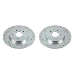 Power Stop JBR1778XPR Evolution Performance Solid 1-Piece Drilled And Slotted Rear Brake Rotor for 2020 Hyundai Palisade Limited, SE, SEL product image