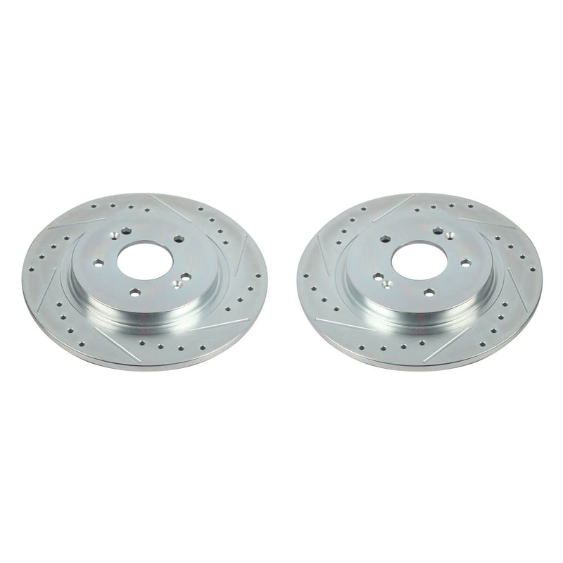 Power Stop JBR1778XPR Evolution Performance Solid 1-Piece Drilled And Slotted Rear Brake Rotor for 2020 Hyundai Palisade Limited, SE, SEL product image