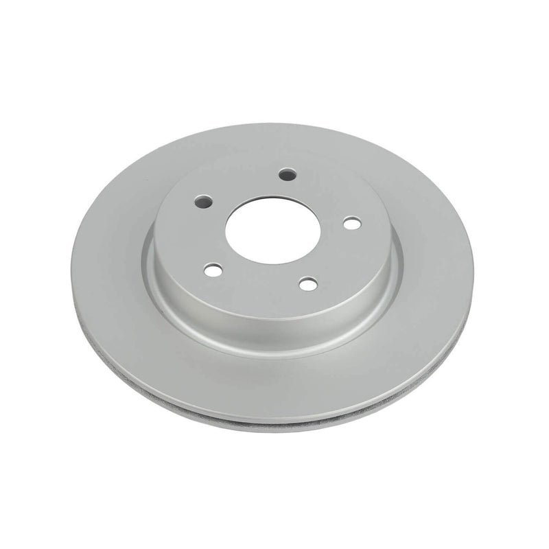 Power Stop JBR1783EVC Evolution Geomet Coated Vented 1-Piece Plain Rear Brake Rotor for 2018 Nissan Leaf S, SL, SV product image