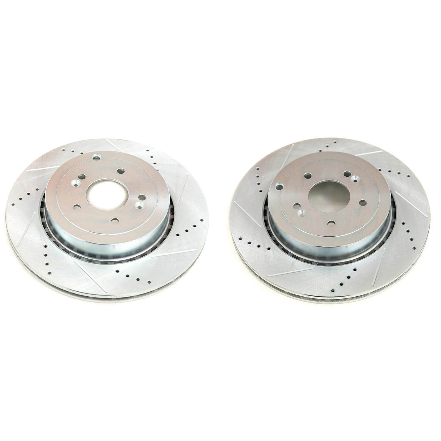 Power Stop JBR1792XPR Evolution Performance Vented 1-Piece Drilled And Slotted Rear Brake Rotor for 2019 Genesis G70 Advanced, Design, Dynamic, Elite, Prestige, Sport product image