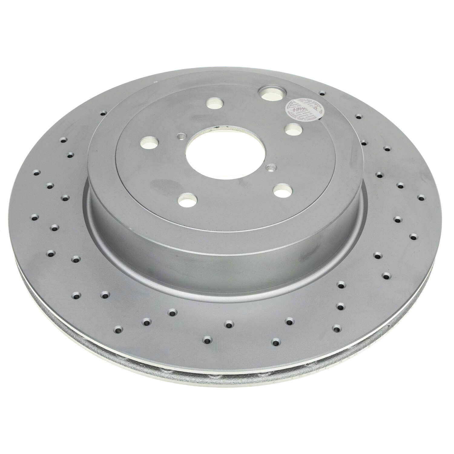 Power Stop JBR1794EVC Evolution Geomet Coated Vented 1-Piece Plain Rear Brake Rotor for 2021 Subaru WRX Base, Limited, Premium product image