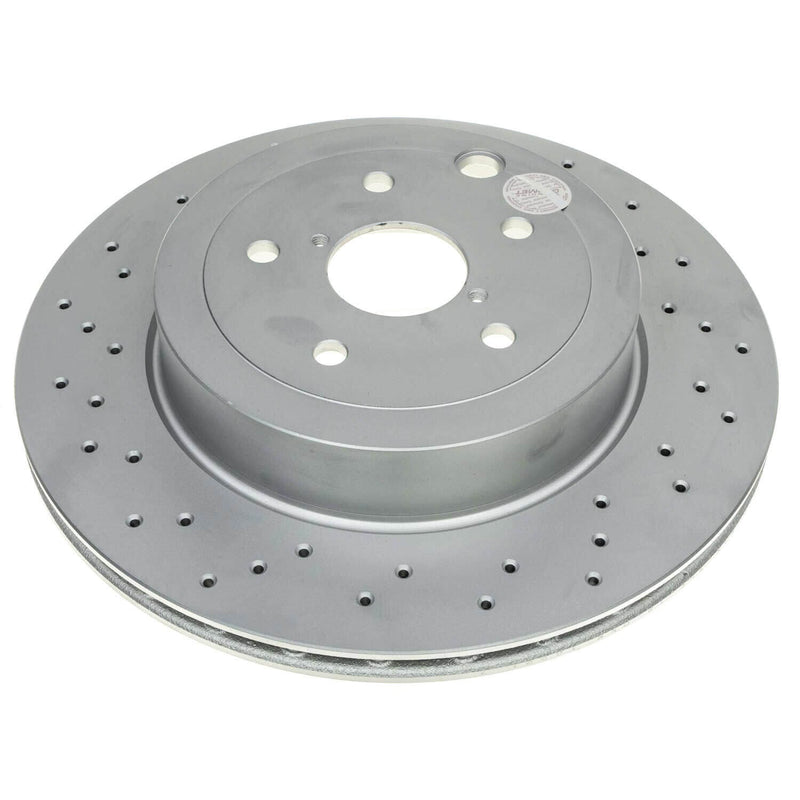Power Stop JBR1794EVC Evolution Geomet Coated Vented 1-Piece Plain Rear Brake Rotor for 2021 Subaru WRX Base, Limited, Premium product image