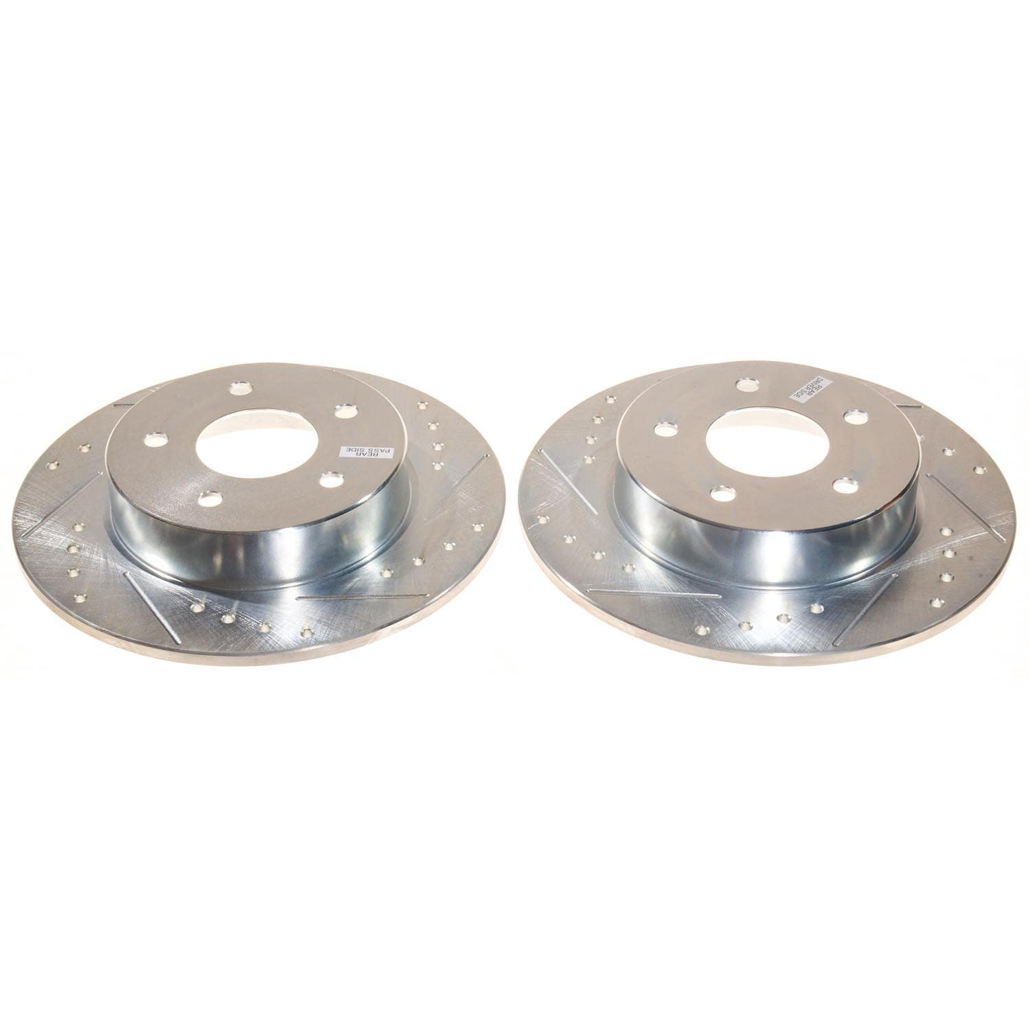 Power Stop JBR1796XPR - Evolution Performance Solid 1-Piece Drilled And Slotted Rear Brake Rotors vehicle fitment brake part