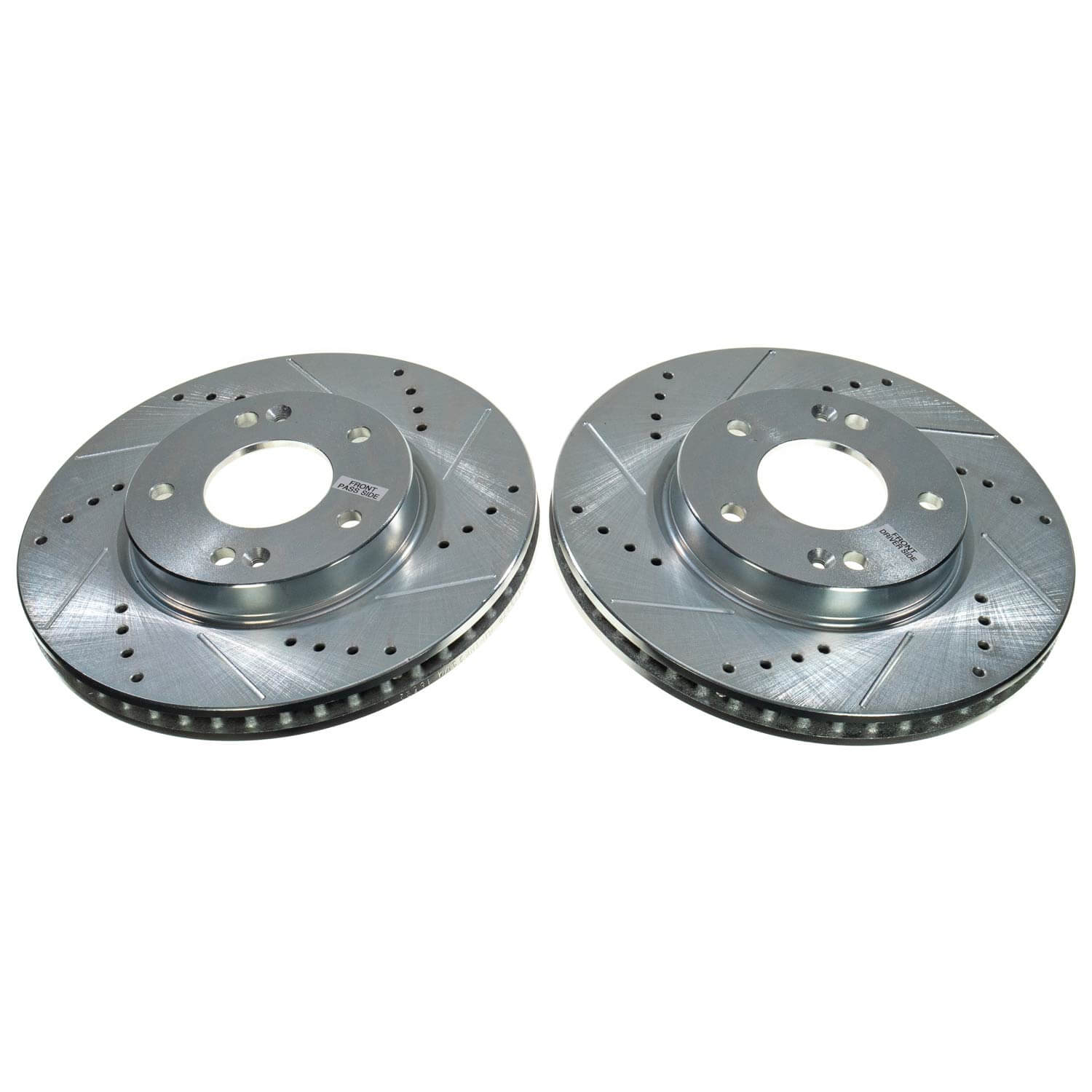 Power Stop JBR1799XPR Evolution Performance Vented 1-Piece Drilled And Slotted Front Brake Rotor for 2021 Hyundai Elantra Limited, SE, SEL product image