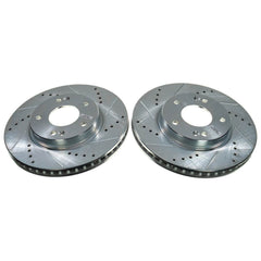 Power Stop JBR1799XPR Evolution Performance Vented 1-Piece Drilled And Slotted Front Brake Rotor for 2021 Hyundai Elantra Limited, SE, SEL product image