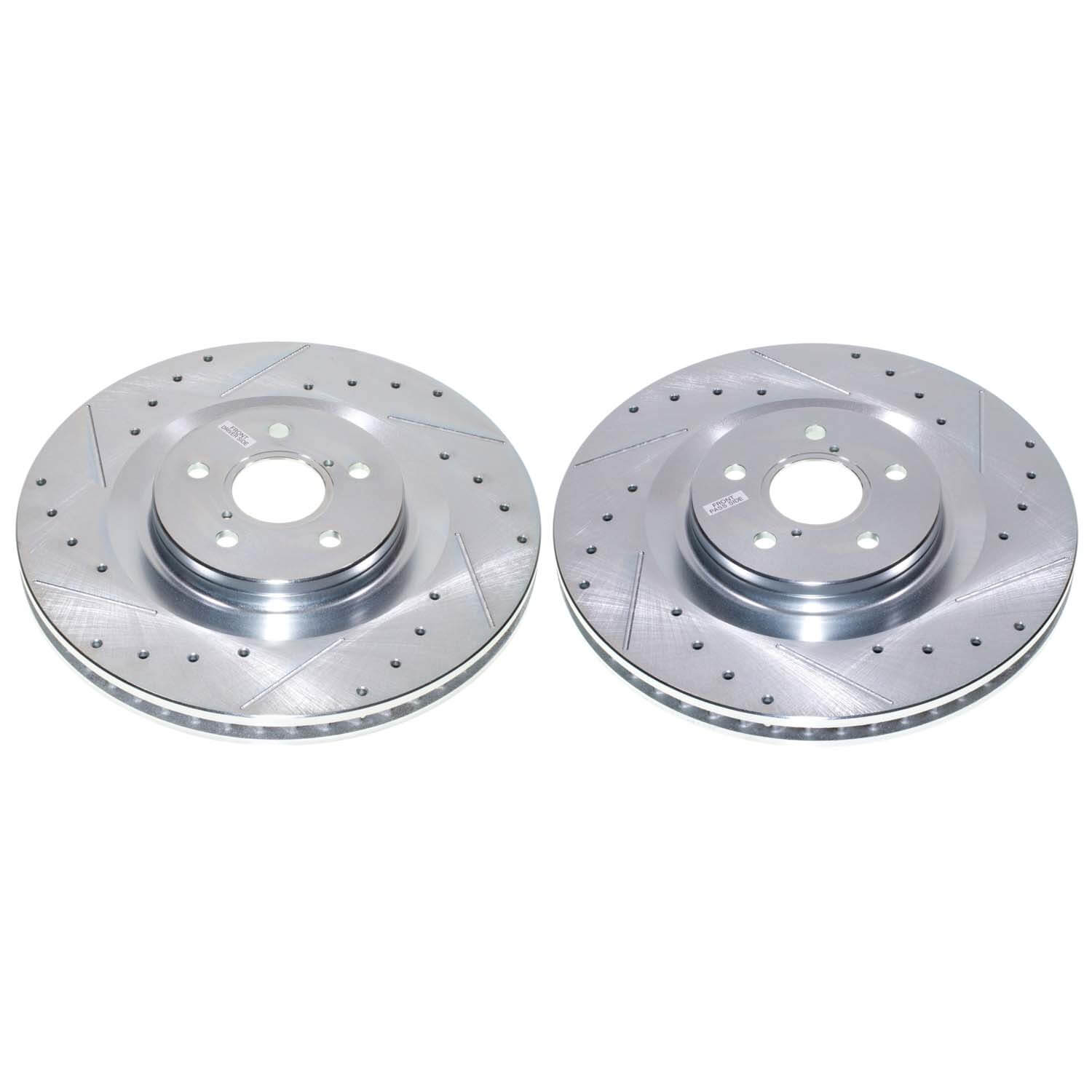 Power Stop JBR1900XPR Evolution Performance Vented 1-Piece Drilled And Slotted Front Brake Rotor for 2017 Lexus GS Turbo F Sport product image