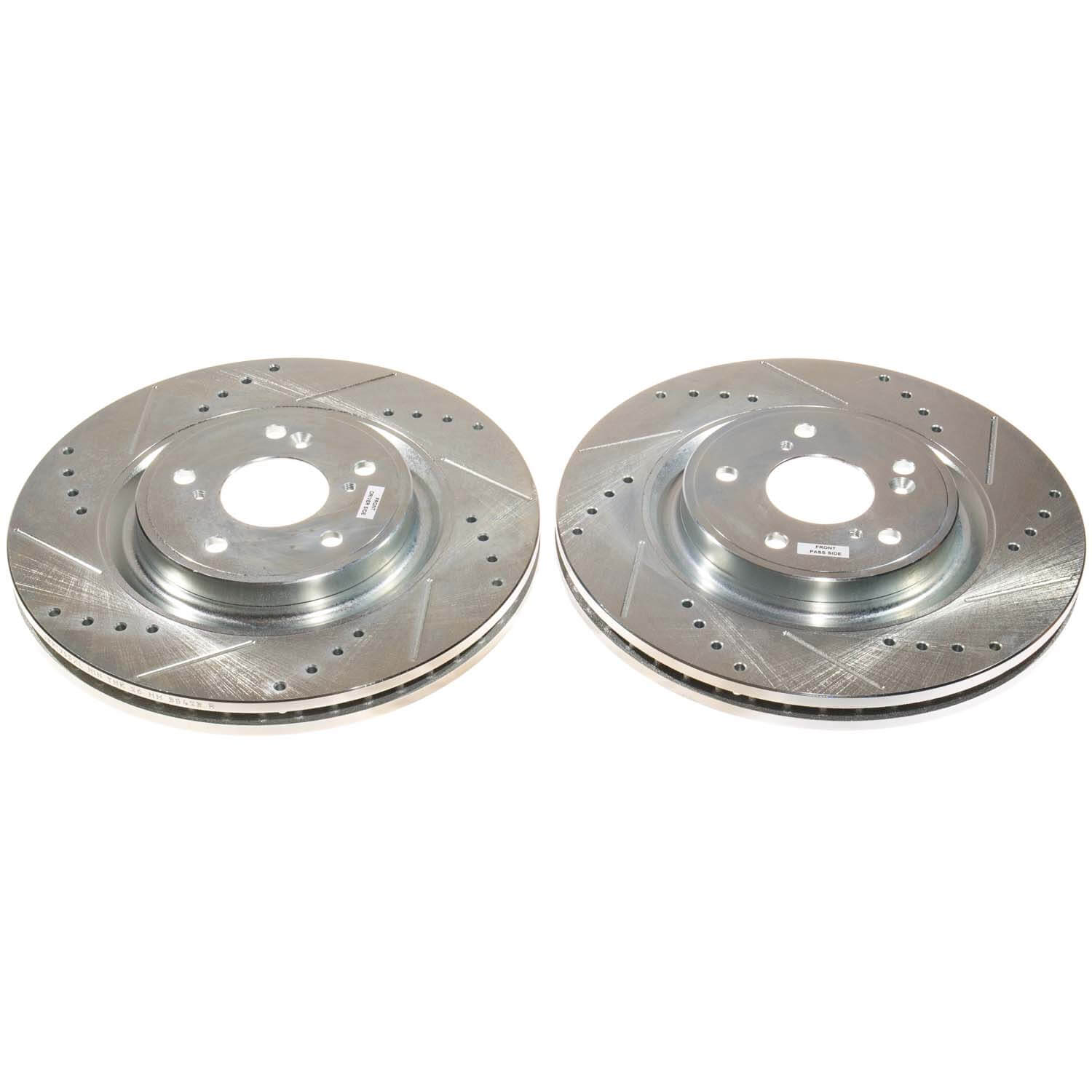Power Stop JBR1905XPR - Evolution Performance Vented 1-Piece Drilled And Slotted Front Brake Rotors vehicle fitment brake part