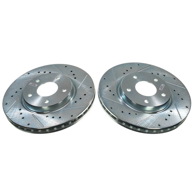 Power Stop JBR1907XPR Evolution Performance Vented 1-Piece Drilled And Slotted Front Brake Rotor for 2021-2022 Nissan Rogue Platinum, S, SL, SV product image
