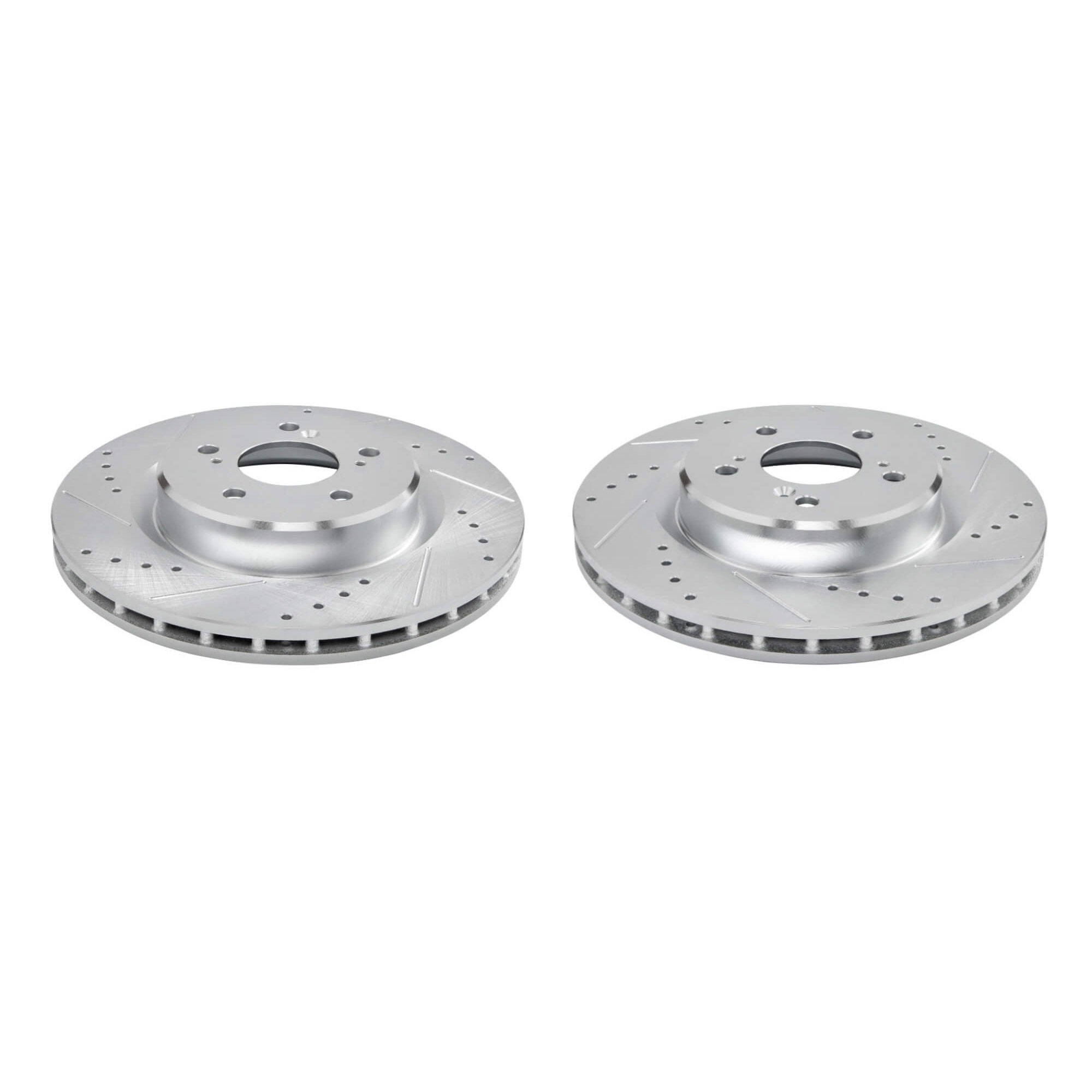 Power Stop JBR1918XPR Evolution Performance Vented 1-Piece Drilled And Slotted Front Brake Rotors for 2021-2023 Acura TLX Base, Sh-AWD product image