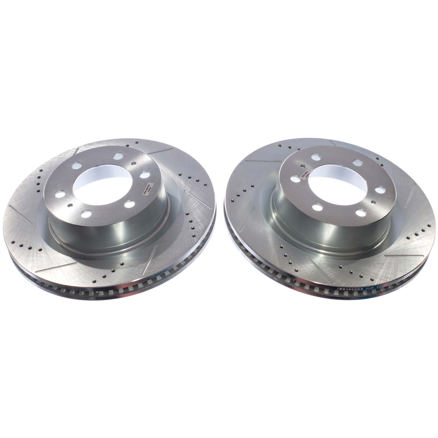 Power Stop JBR1920XPR Evolution Performance Vented 1-Piece Drilled And Slotted Front Brake Rotors for 2023-2024 Toyota Sequoia Capstone, Limited, Platinum, SR5, TRD Pro product image