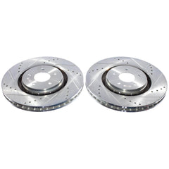 Power Stop JBR1924XPR Evolution Performance Vented 1-Piece Drilled And Slotted Front Brake Rotors for 2022-2024 Infiniti QX60 Autograph, Luxe, Pure, Sensory product image