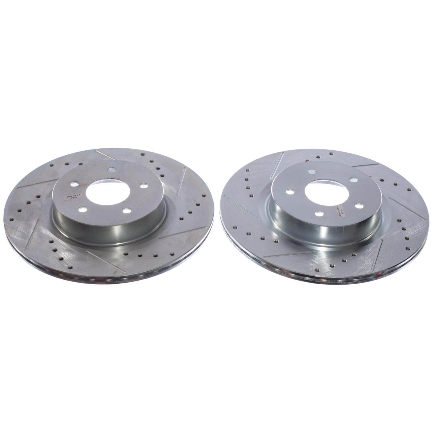 Power Stop JBR1926XPR Evolution Performance Vented 1-Piece Drilled And Slotted Rear Brake Rotors for 2022-2024 Infiniti QX60 Autograph, Luxe, Pure, Sensory product image