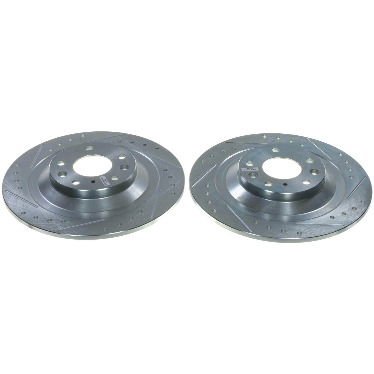 Power Stop JBR1929XPR Evolution Performance Solid 1-Piece Drilled And Slotted Rear Brake Rotors for 2023-2024 Mazda CX-50 2.5 S, 2.5 Turbo product image
