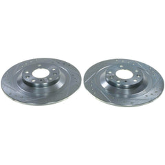 Power Stop JBR1929XPR Evolution Performance Solid 1-Piece Drilled And Slotted Rear Brake Rotors for 2023-2024 Mazda CX-50 2.5 S, 2.5 Turbo product image
