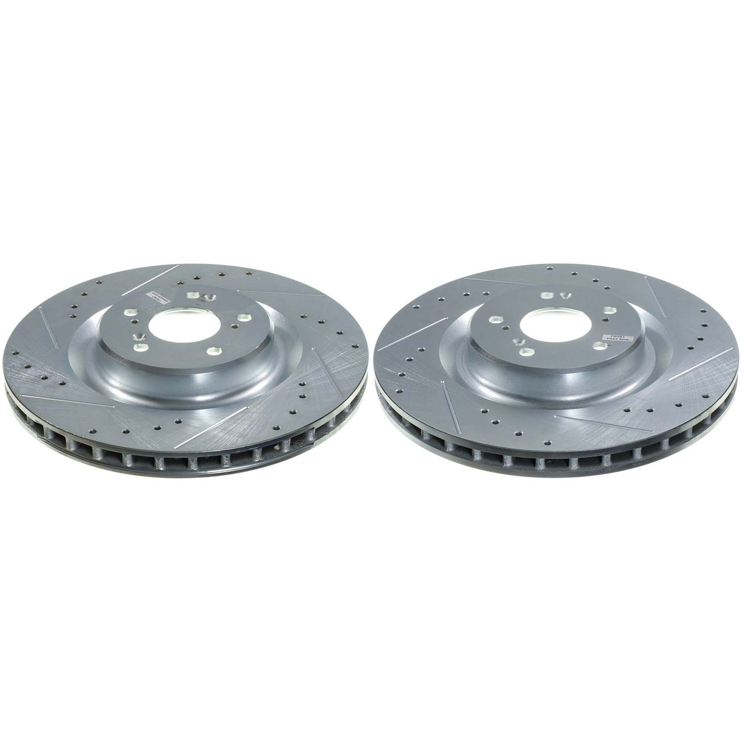 Power Stop JBR1933XPR Evolution Performance Vented 1-Piece Drilled And Slotted Front Brake Rotors for 2022-2024 Acura MDX Type S product image
