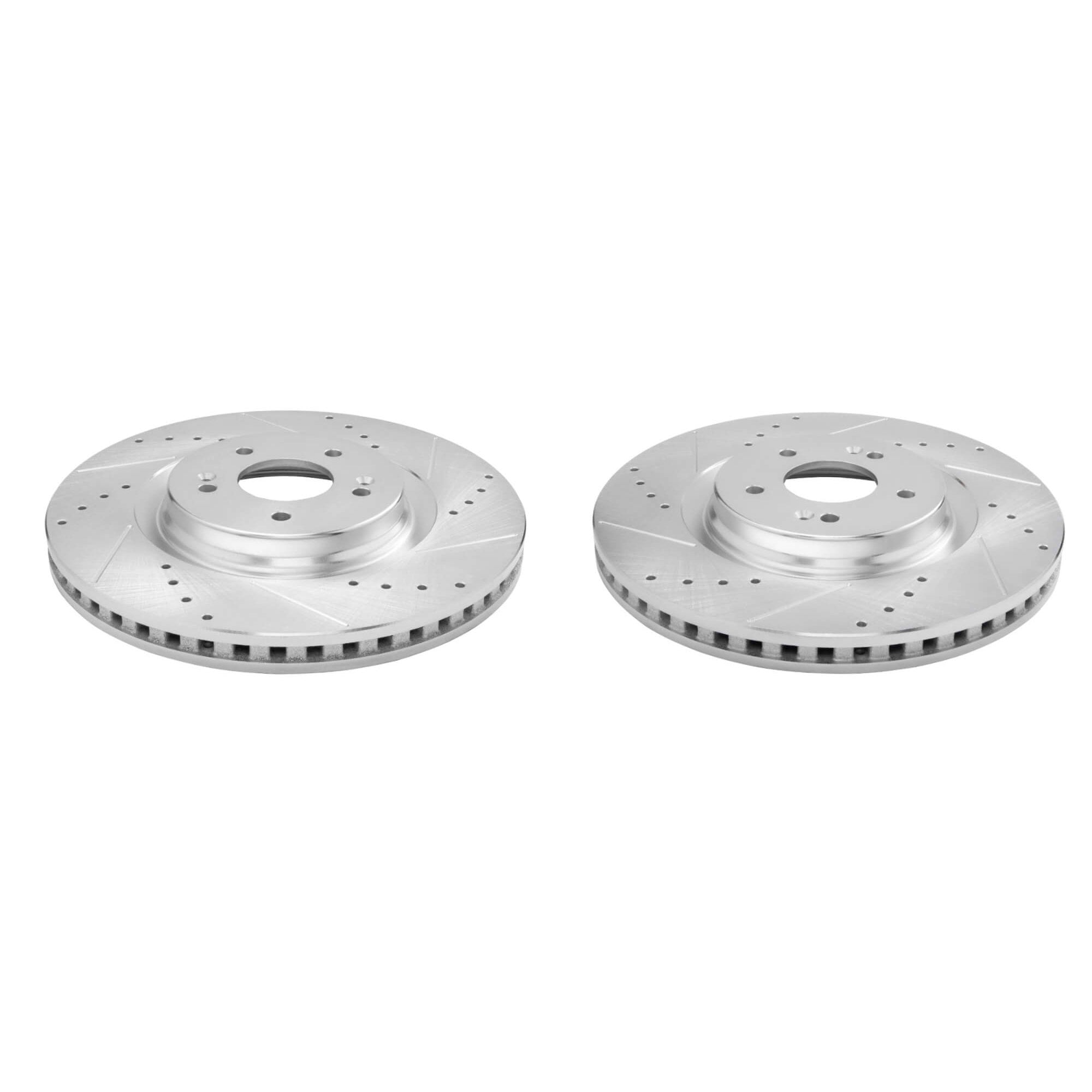 Power Stop JBR1934XPR Evolution Performance Vented 1-Piece Drilled And Slotted Front Brake Rotors for 2021-2025 Hyundai Sonata N Line product image