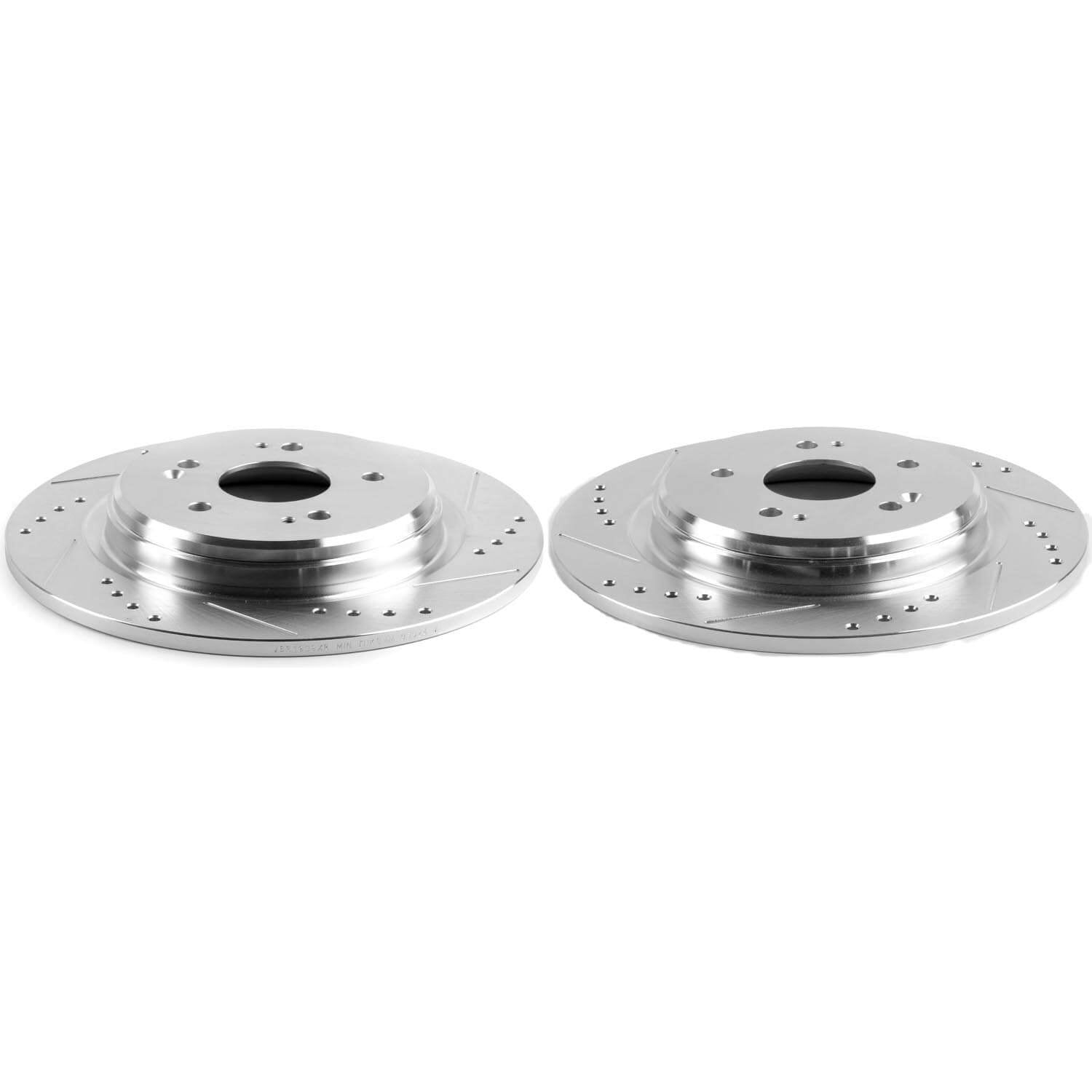 Power Stop JBR1939XPR Evolution Performance Vented 1-Piece Drilled And Slotted Rear Brake Rotors for 2019-2020 Acura RDX Base, Sh-AWD product image