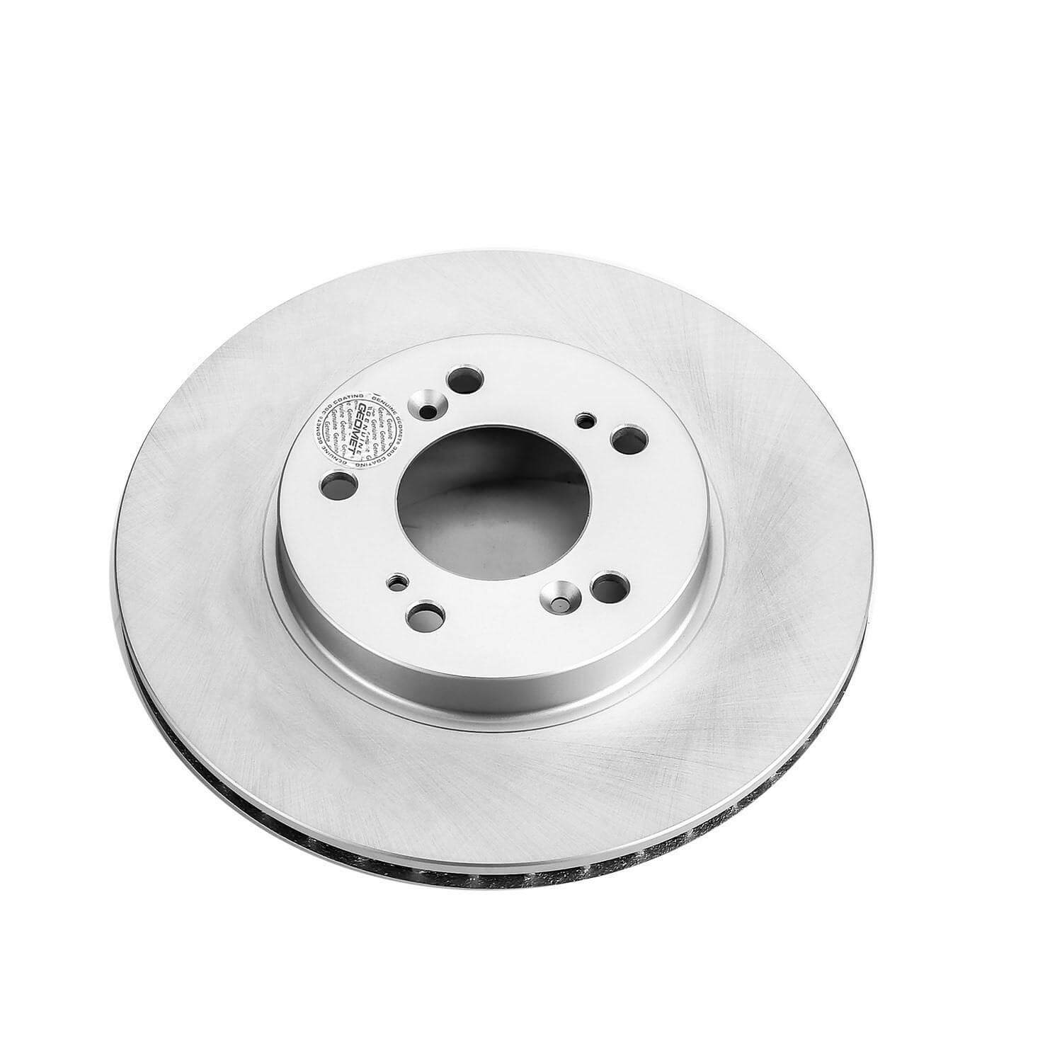Power Stop JBR528EVC Evolution Geomet Coated 1-Piece Plain Front Brake Rotors for 1997-2001 Acura Integra Type R product image