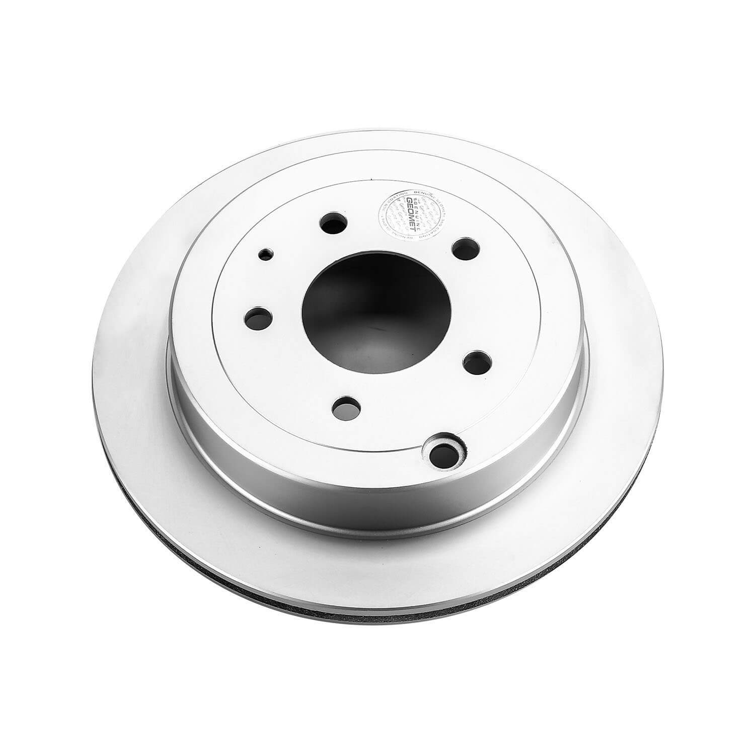 Power Stop JBR575EVC Evolution Geomet Coated 1-Piece Plain Rear Brake Rotors for 1992-1995 Mazda 929 Base product image