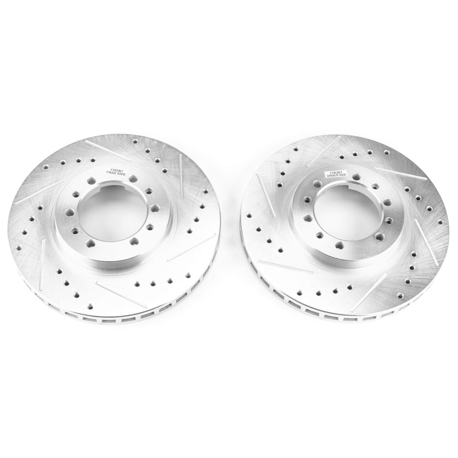 Power Stop JBR723XPR Evolution Performance Vented 1-Piece Drilled And Slotted Front Brake Rotors for 1991 Mitsubishi Montero Base, LS, RS product image