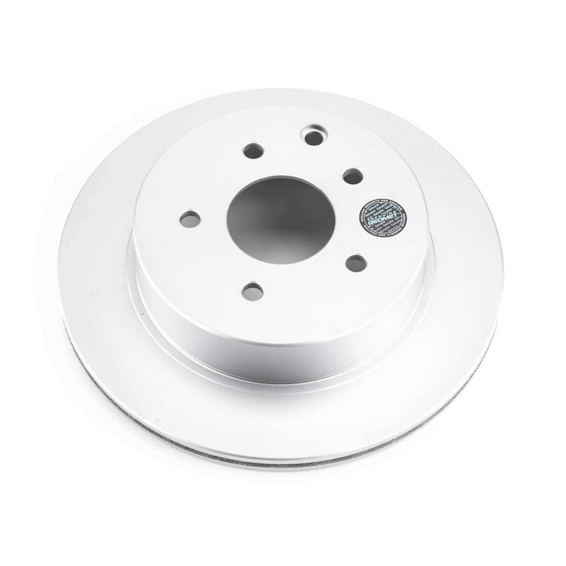 Power Stop JBR751EVC Evolution Geomet Coated 1-Piece Plain Rear Brake Rotors for 1993-1997 Infiniti J30 Base, T product image
