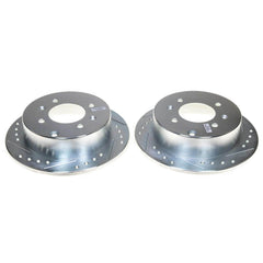 Power Stop JBR777XPR Evolution Performance Vented 1-Piece Drilled And Slotted Rear Brake Rotor for 1999-2001 Hyundai Sonata Base, GLS product image