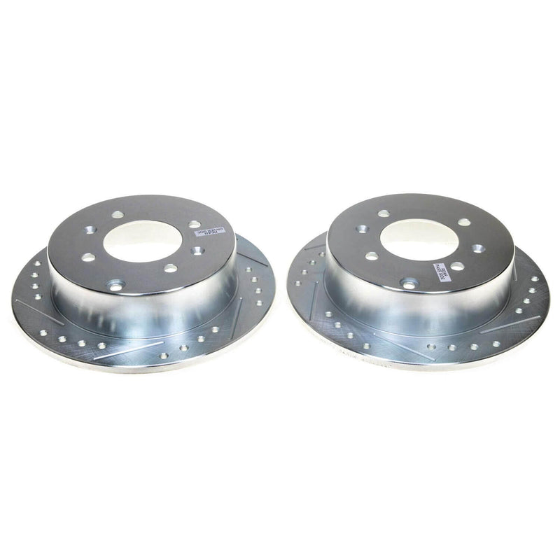 Power Stop JBR777XPR Evolution Performance Vented 1-Piece Drilled And Slotted Rear Brake Rotor for 1999-2001 Hyundai Sonata Base, GLS product image