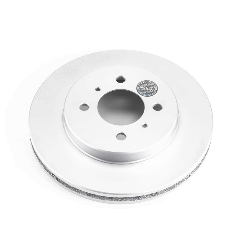 Power Stop JBR779EVC Evolution Geomet Coated 1-Piece Plain Front Brake Rotors for 2002 Mitsubishi Lancer ES, LS, Oz Rally product image