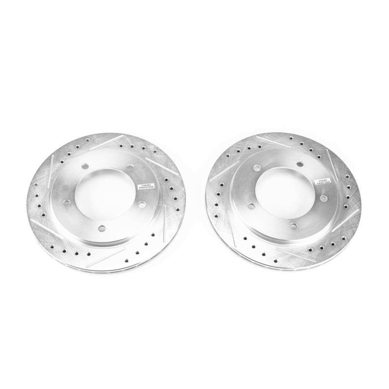 Power Stop JBR955XPR Evolution Performance Vented 1-Piece Drilled And Slotted Front Brake Rotors for 2000 Chevrolet Tracker Base, Lsi product image