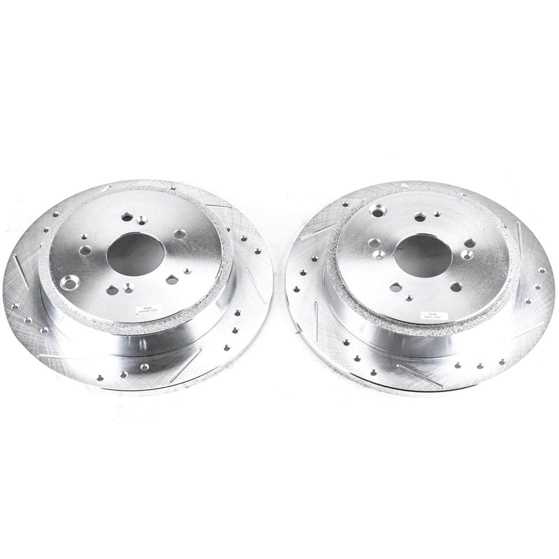 Power Stop JBR960XPR Evolution Performance Drilled And Slotted Brake Rotor - Pair (Rear) for 2001-2008 Acura Mdx product image